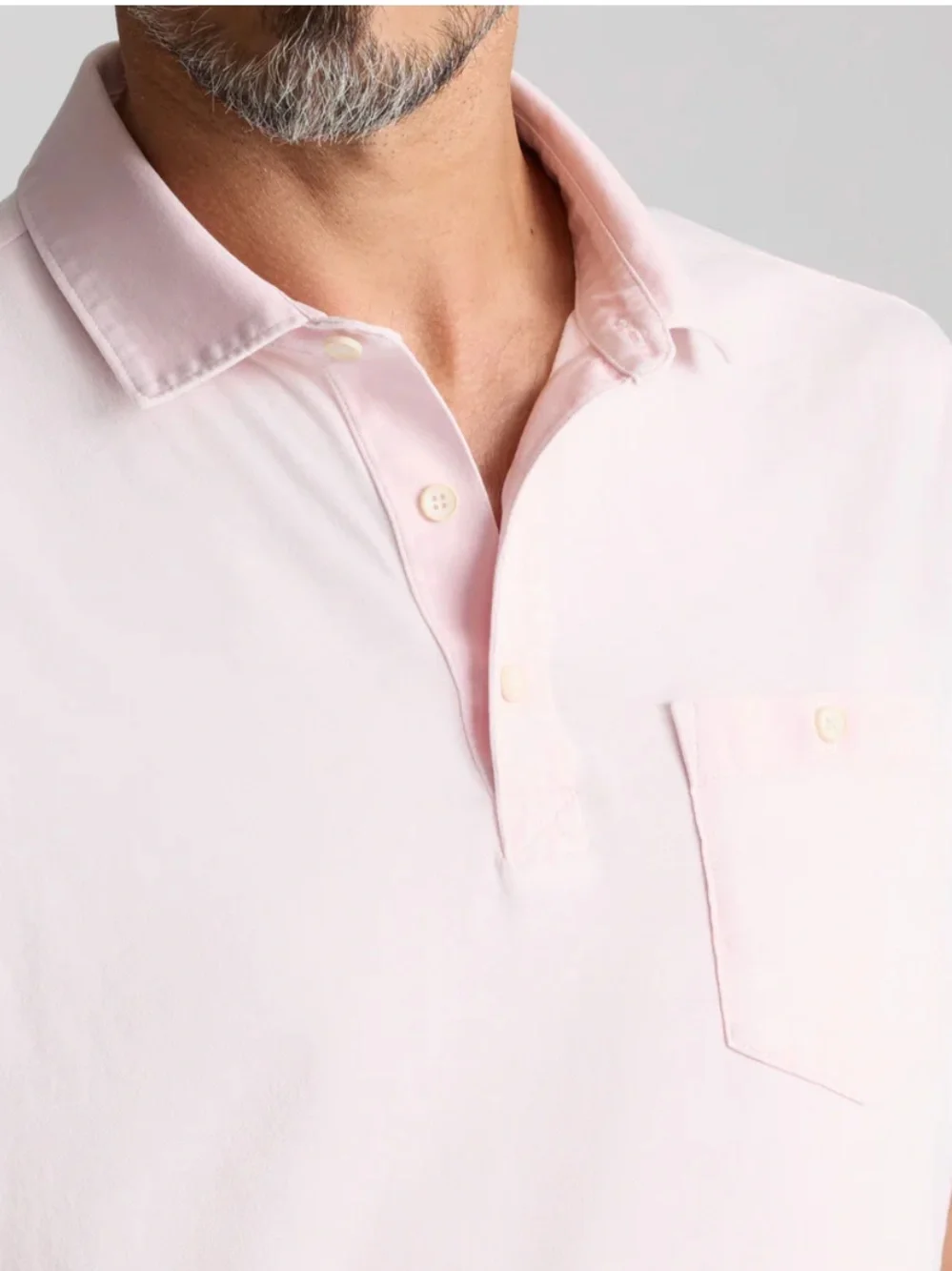 UNTUCKit Drammond Vintage Wash Polo Pink
